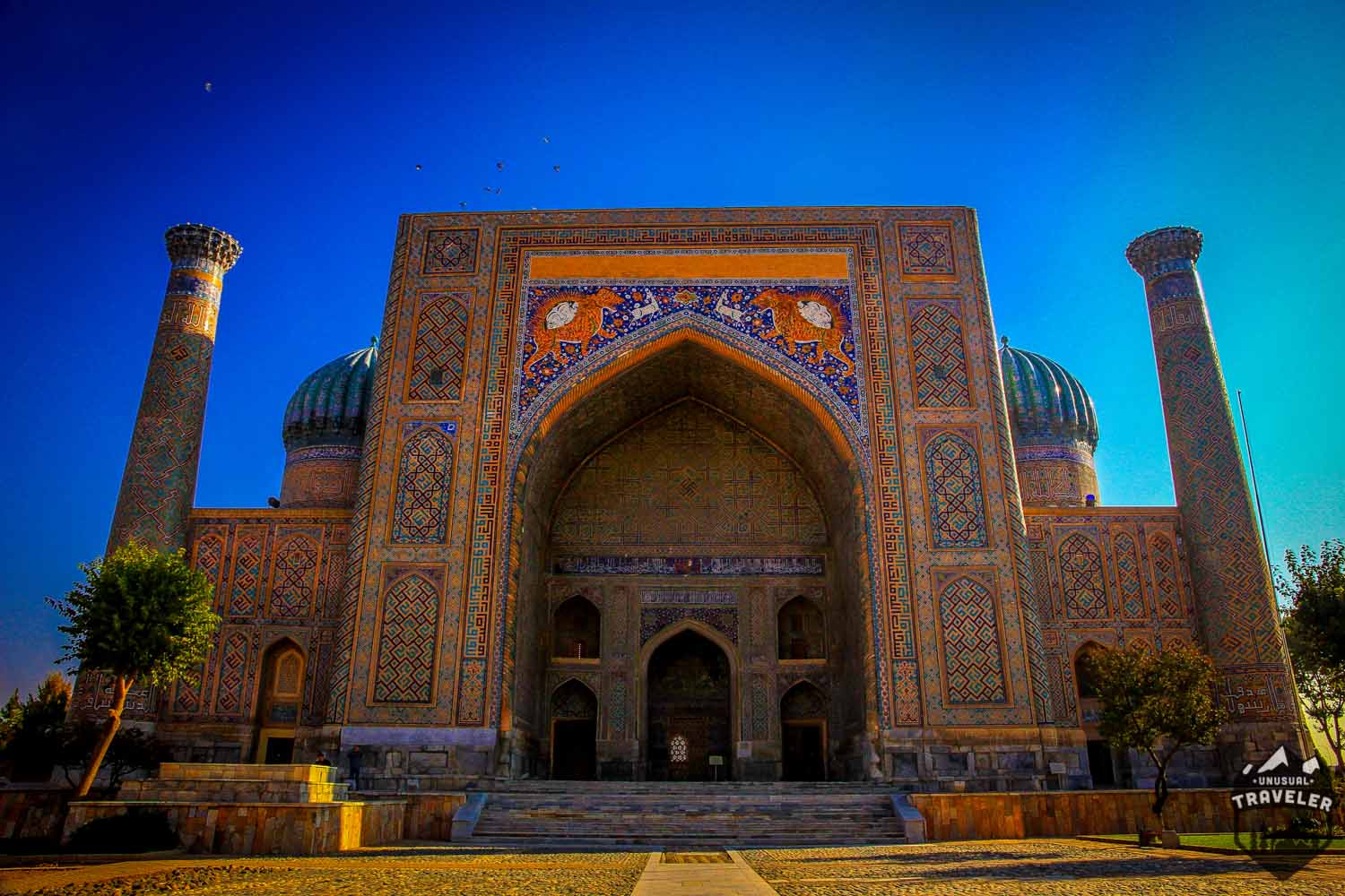 The famous Registan in Samarkand, Uzbekistan. #Uzbekistan , #samarkand , #travel_tips ,#central_asia