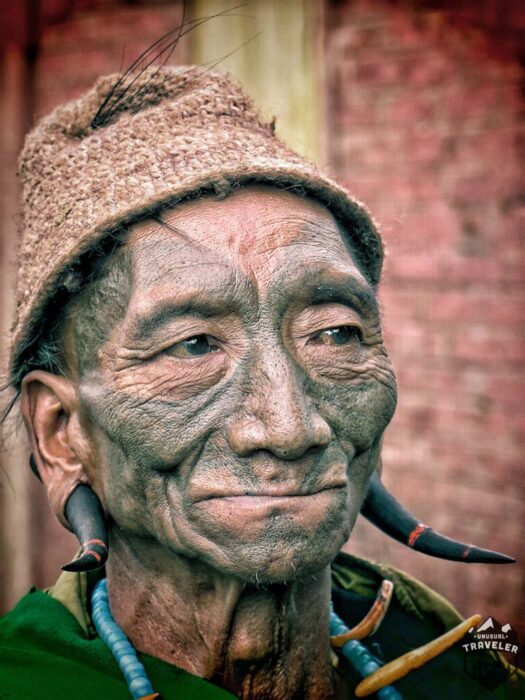 The last real headhunters in India. #India ,#Nagaland , #Tattoo ,#tribe , #face_tattoo #head_hunter