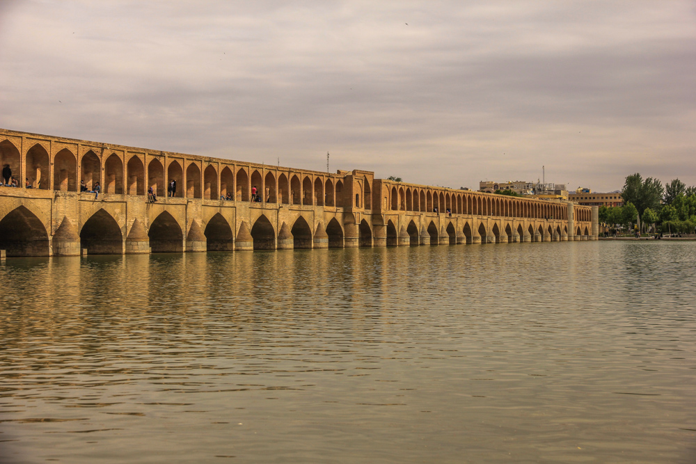 Si-o-Seh Pol bridge,Esfahan,Iran,mosque