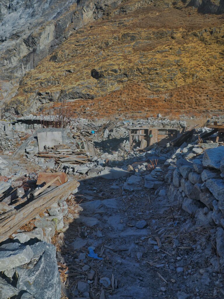 Where Langtang Village once used to stand