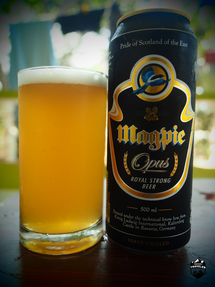 Magpie Royal Strong beer from Meghalaya