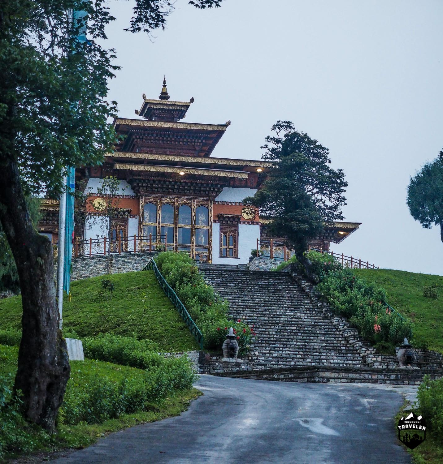 Dochula_Pass Monastery in Bhutan