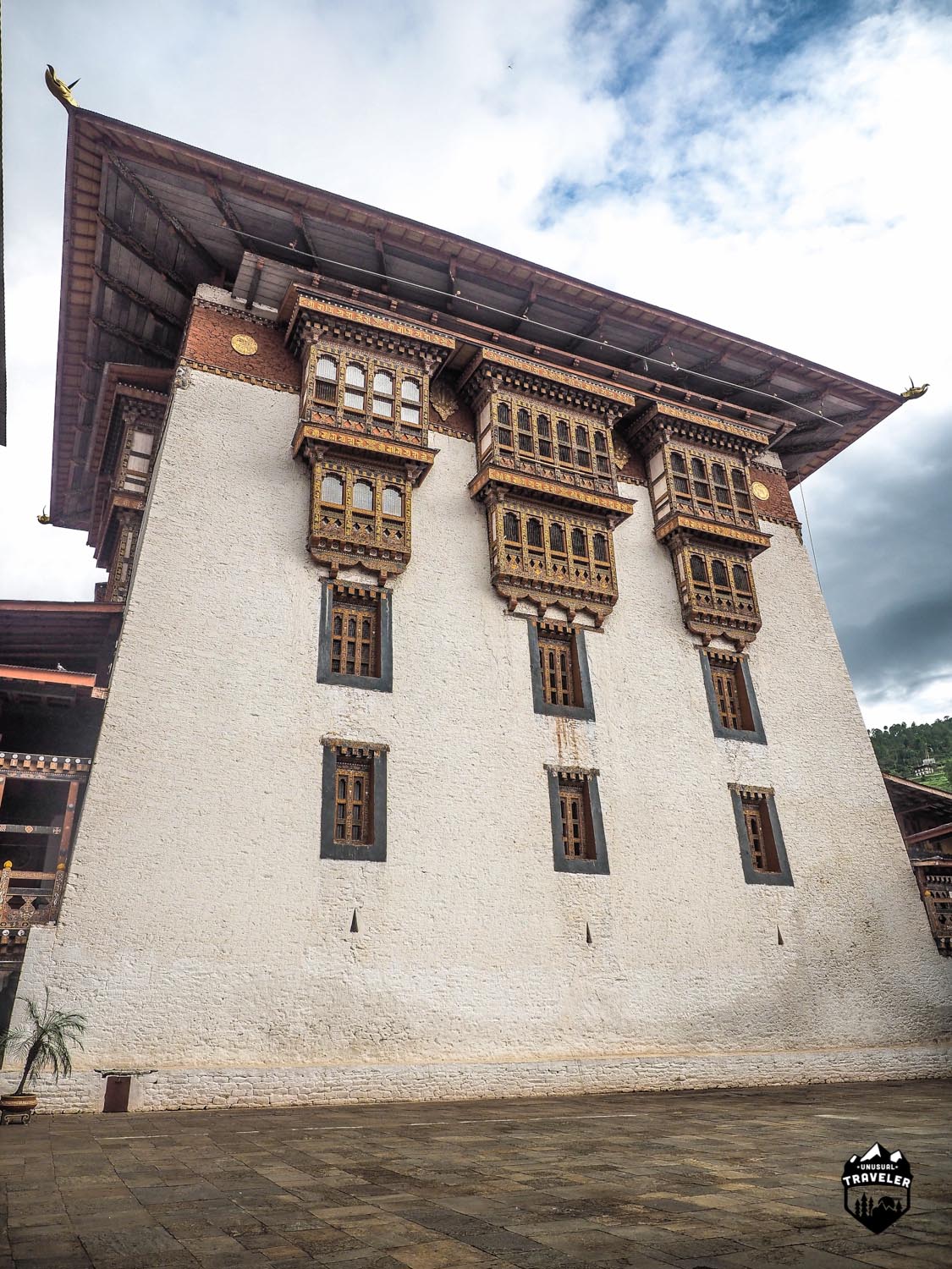 The Utse of Punakha Dzong.