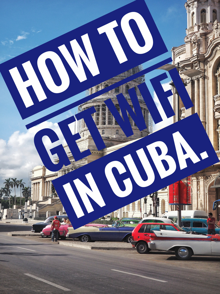 Getting Online in Cuba, can be a real nightmare since there´s no free WIFI in the country. Here´s a guide how to get online and where to find the connections.