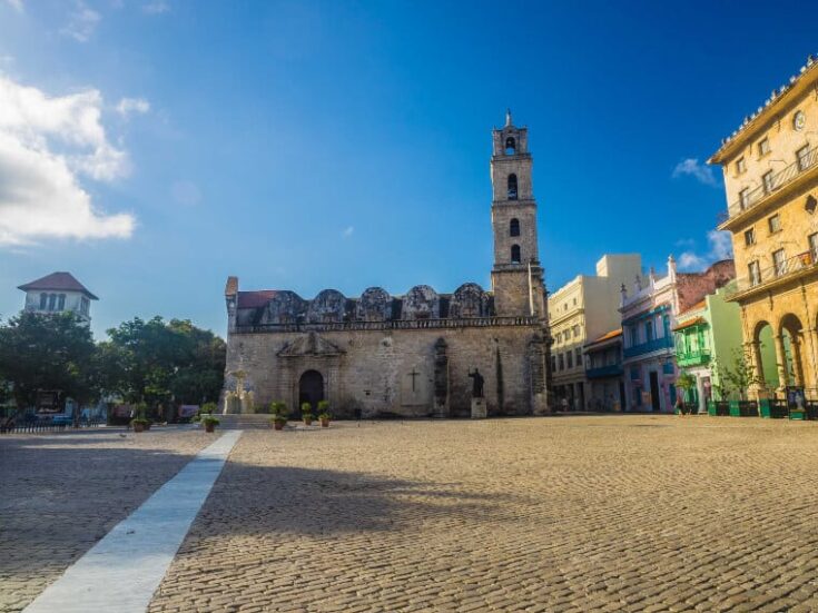 Plaza de San Francisco in Havana, Cuba