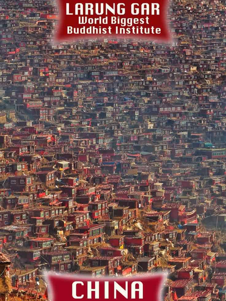larung gar is the world's biggest Buddhist institute in sichuan province in western China