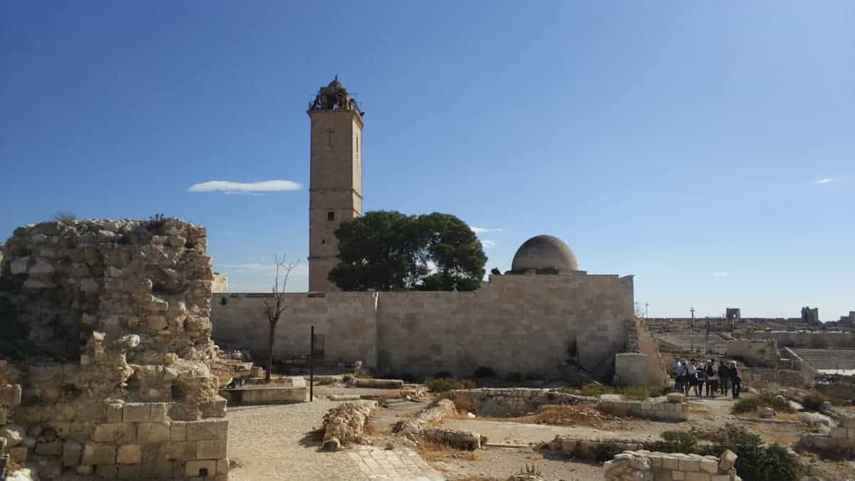 Mosque inside Aleppo Citadel