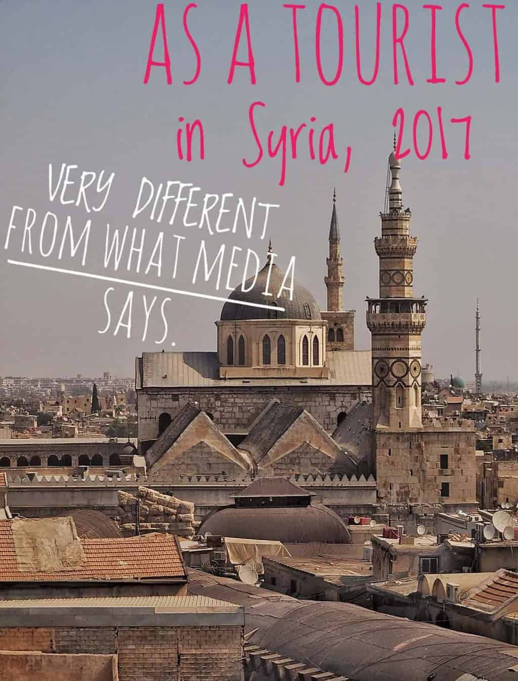 Travel report from Damascus the capital of Syria from 2017