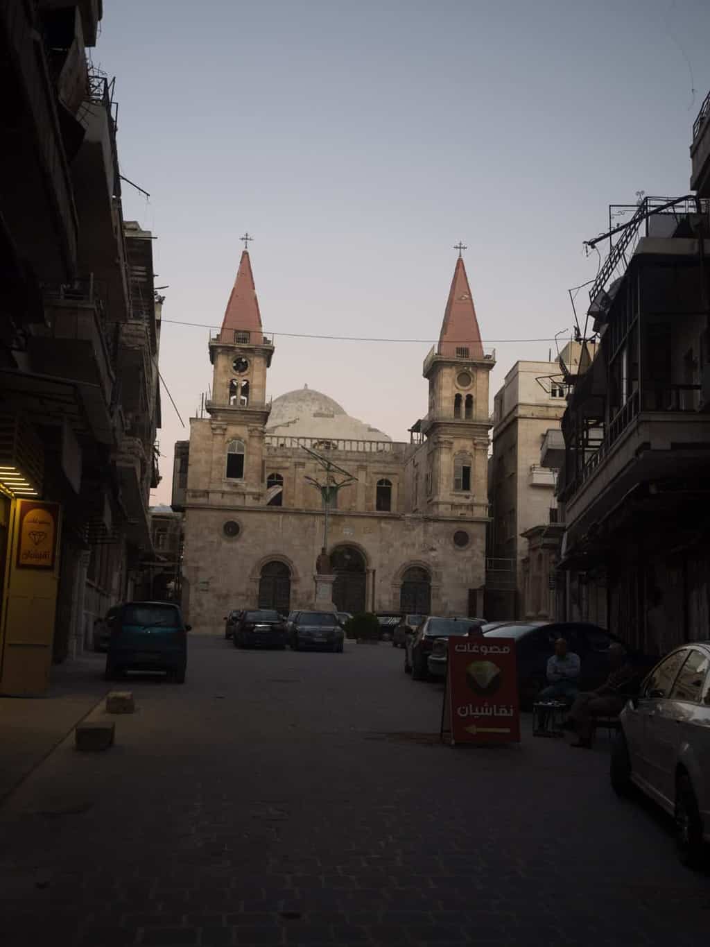 Christian Church in Aleppo in Syria