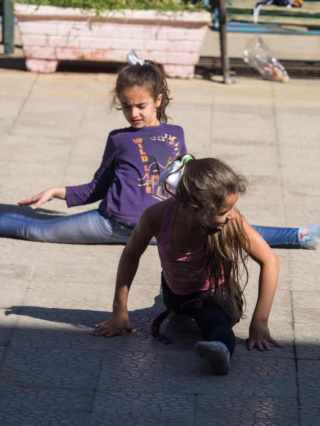 local kids in parks in Aleppo