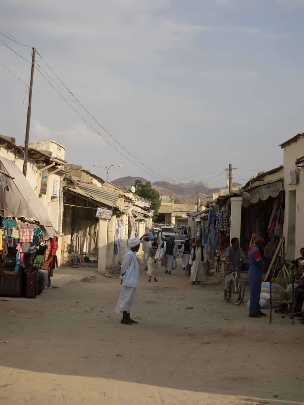 Keren street in Eritrea
