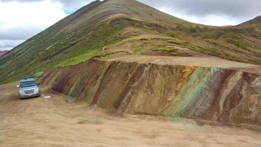 Rainbow Mountain in peru