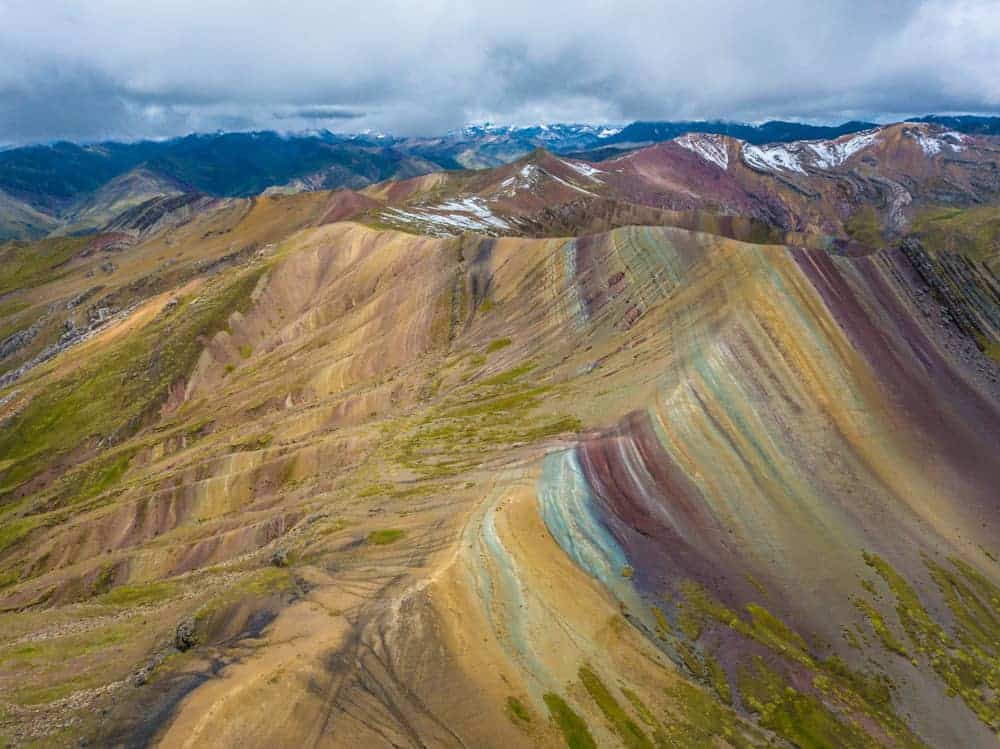 rainbow mountain in peru