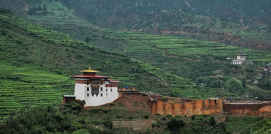 Wangdue Phodrang Dzong in Bhutan