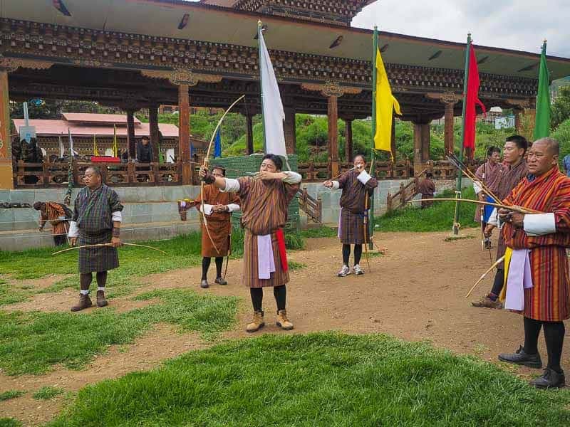10 Things To Do In Bhutan. archery