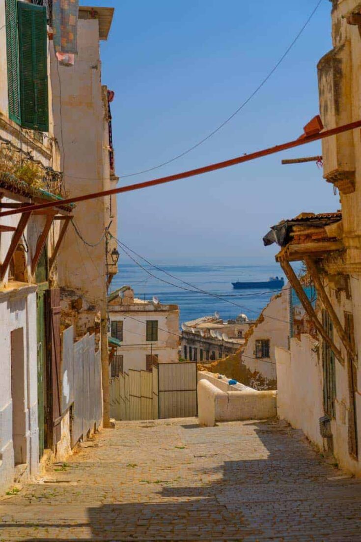 Ocean view from the Casbah Algeria