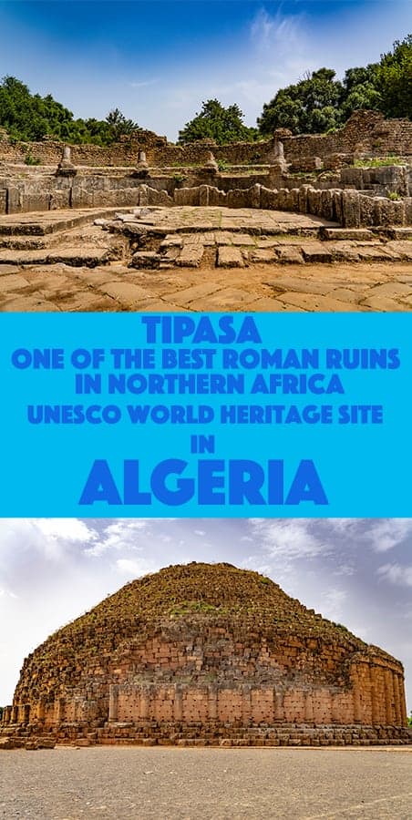 Guide to Tipasa Roman Ruins, A UNESCO World Heritage Site in Algeria, Northern Africa.