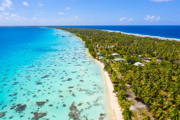 The Atoll from above with my drone