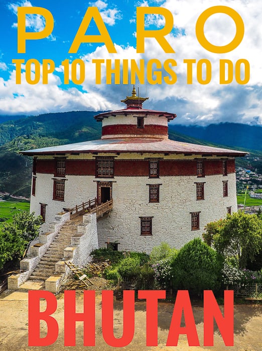e travel guide to The vast idyllic valley of Paro, Bhutan