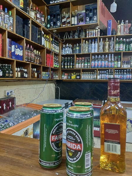 Local Liqour store in Baghdad