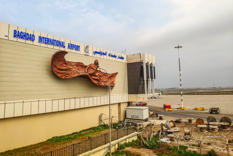 Welcome Baghdad Airport, formerly known as Saddam Airport in Iraq