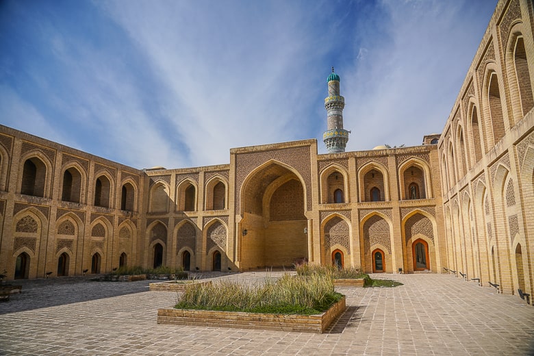 The courtyard of Mustansiriya Madrasah a must vist in Baghdad the capital of iraq