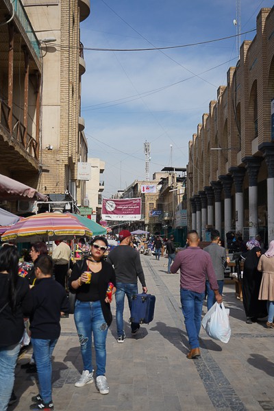 Baghdad shopping street