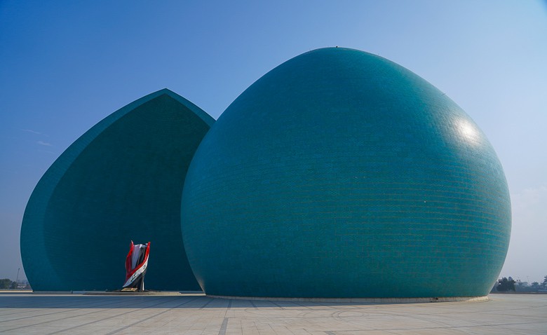 Al-Shaheed Monument also known as the Martyr's Memorial, in Baghdad Iraq