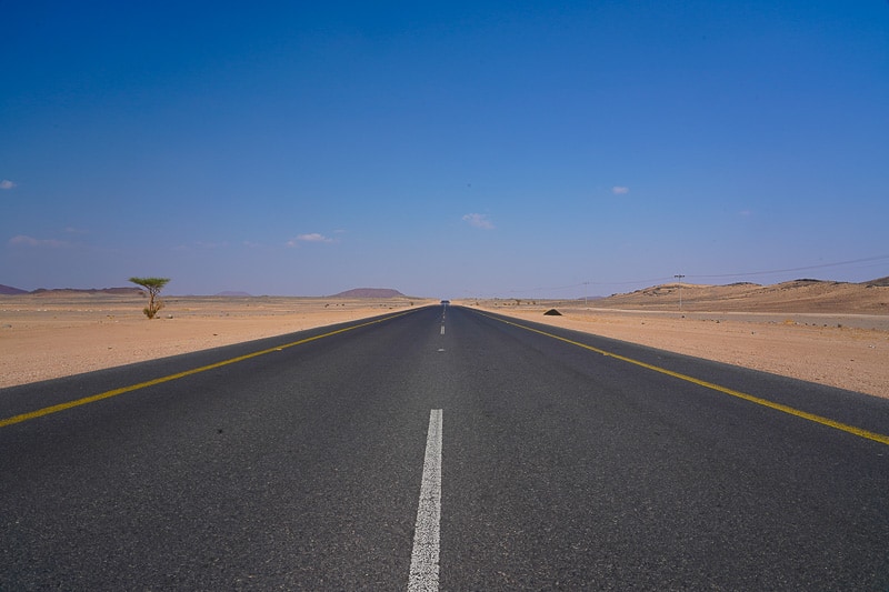 Saudi arabia road