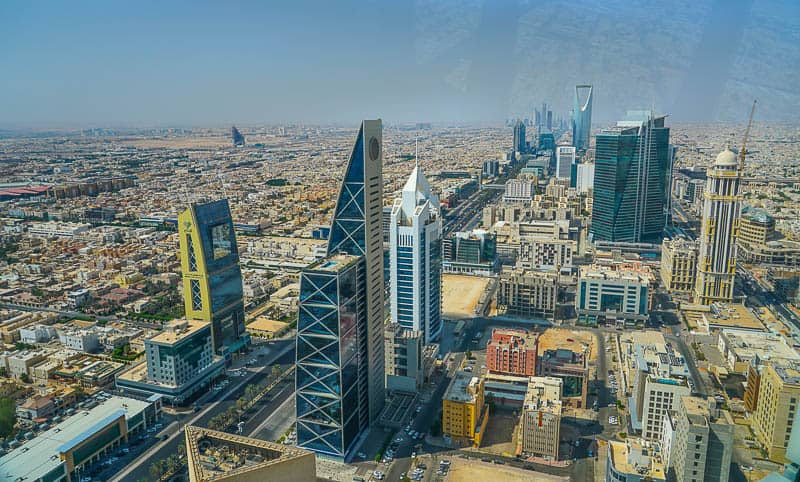 View over Riyadh from Al Faisaliyah Centre