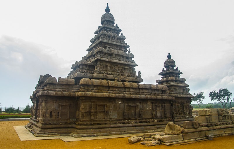 Shore temple in Mamallapuram in south india
