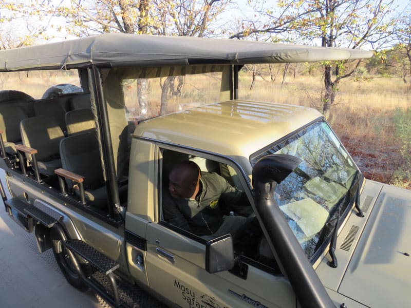 Jeep safari is also possible in Botswana
