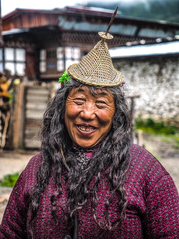 Laya smile northern bhutan