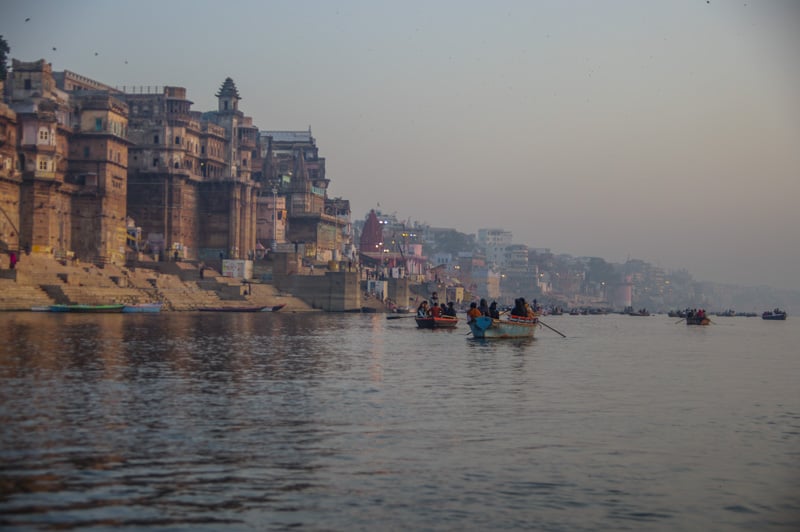 Taking a boat trop down gANGES IS A MUST DO WHILE IN Varanasi