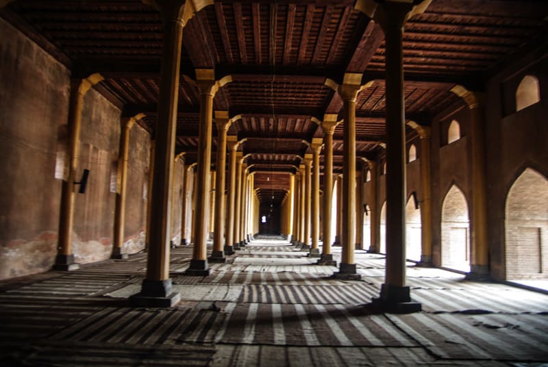 insideOutside of the famous The Jamia Masjid