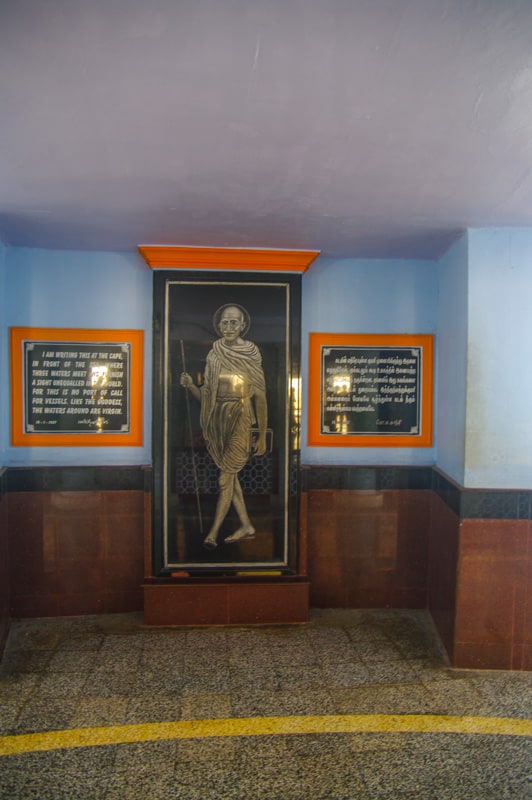 inside Ghandi memorial in Kanyakumari south India