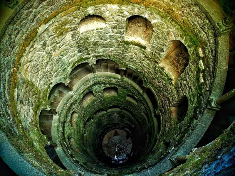 The tunnels in Sintra Portugal