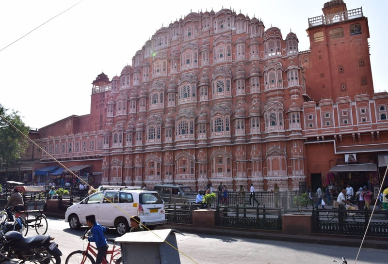 Hawa Mahal the landmark of Jaipur Rajasthan india