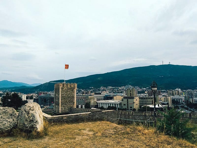 Kale Fortress stands on the highest hill in the Skopje valley and offers great views over the city.