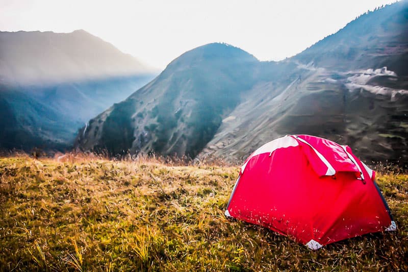 camping in nepal