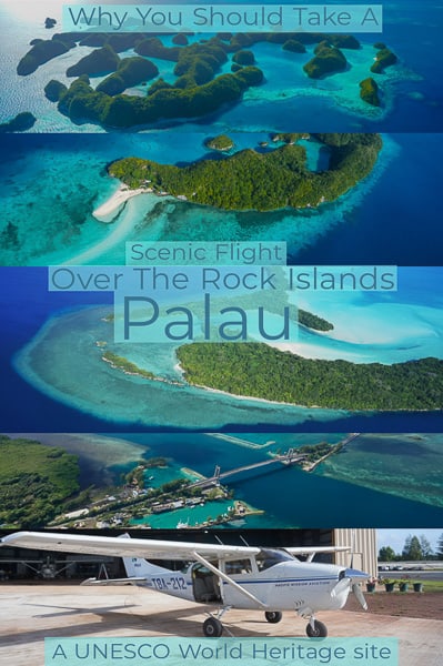 Travel guide to Palau is one of the most beautiful places on earth, and what´s the best way to get to see it all? Take a scenic flight over the rock islands, a Unesco World Heritige site.