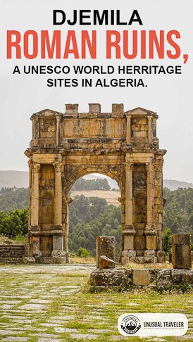 Travel guide to Djemila in Northern Algeria is one of the best-preserved Roman Ruins in all of North Africa; it´s easy to understand why it´s named Djemila, meaning Beautiful in Arabic. "Lonely Planet has described Djemila as one of the world's great archaeological sites. " It´s also a UNESCO world heritage site. 