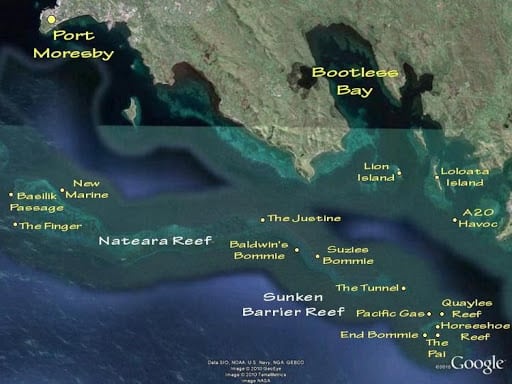 Port Moresby Dive Sites in Papua New Guinea (PNG)