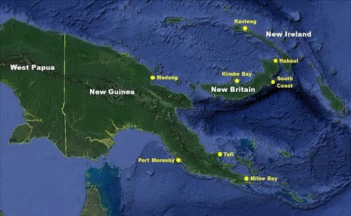 Dive map in PNG