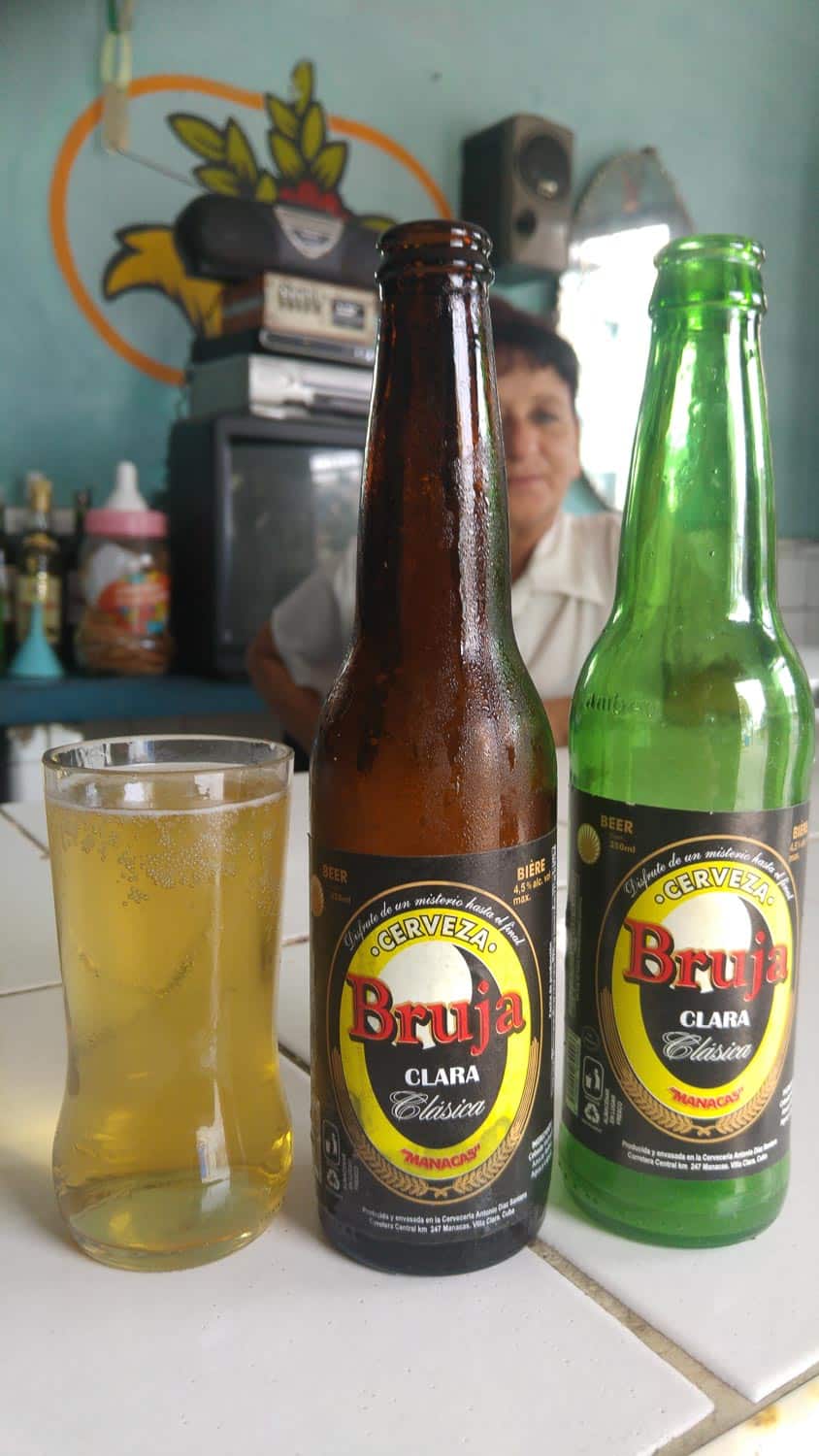 Cerveja Bruja Clásica beer in Cuba