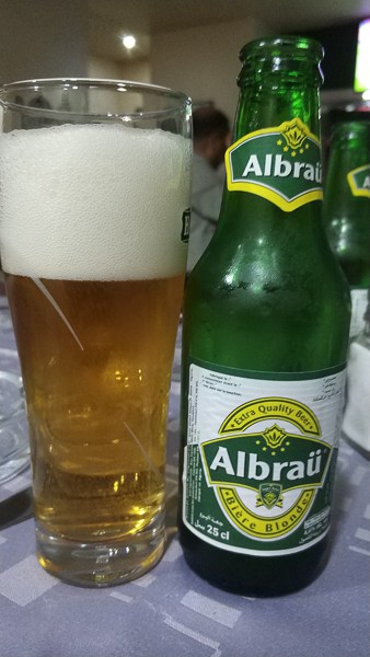 Albraü Bière Blonde another locally made Algeria beer