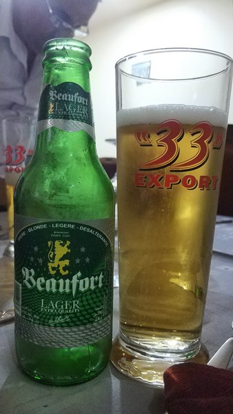 Beaufort a local Algeria beer