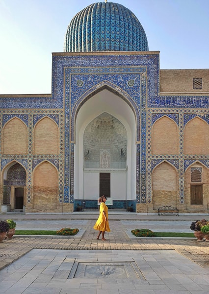 Gur e amir in Samarkand in Uzbekistan