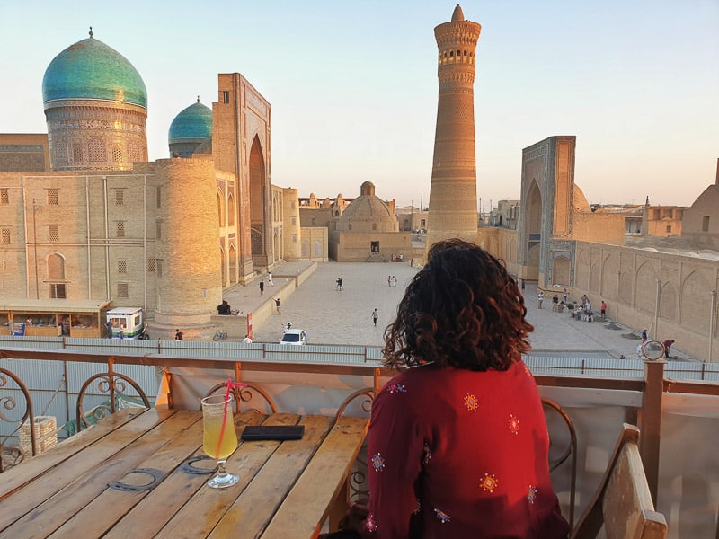 cafe in Bukhara Uzbekistan