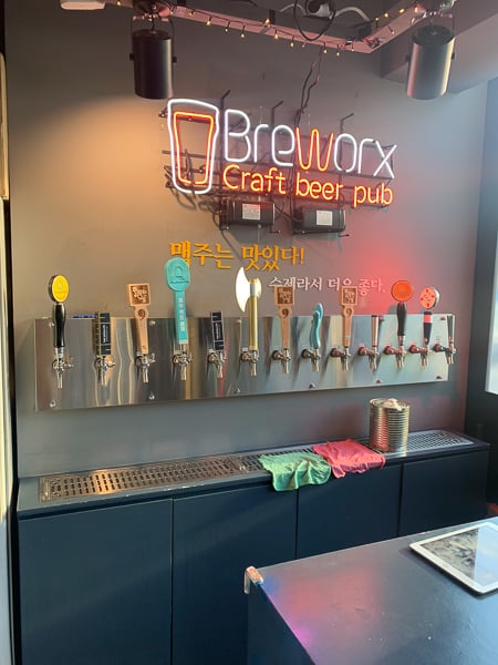  Breworx bar  craft beer seoul south korea